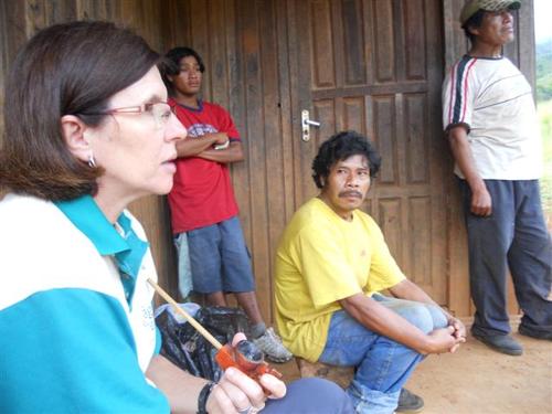 IECAM auxilia líderes guarani na divisão de tarefas dentro das aldeias